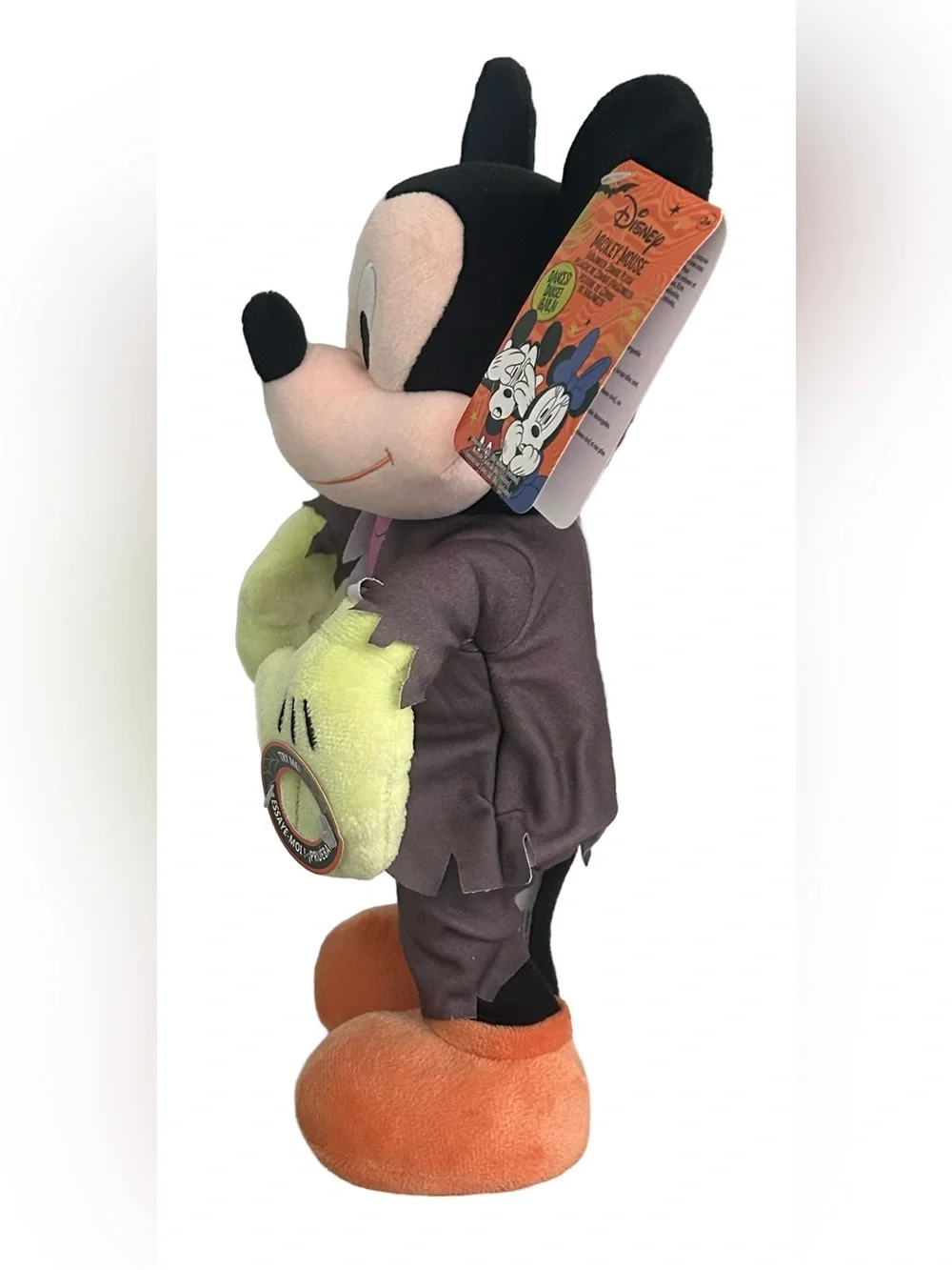 Disney Mickey & Minnie Zombie Halloween Plush Set 14